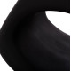 Σκαμπο σαλονιου lans hm4691.01 fiber cement σε μαυρο--58x28x45.5υεκ. **