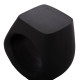 Σκαμπο σαλονιου lans hm4691.01 fiber cement σε μαυρο--58x28x45.5υεκ. **