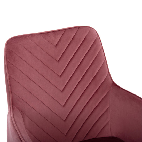 ΠΟΛΥΘΡΟΝΑ LATRELL HM8582.12 ΣΑΠΙΟ ΜΗΛΟ ΒΕΛΟΥΔΟ & ΜΑΥΡΑ ΜΕΤΑΛΛΙΚΑ ΠΟΔΙΑ 54x57x84Yεκ. - 2τεμ **