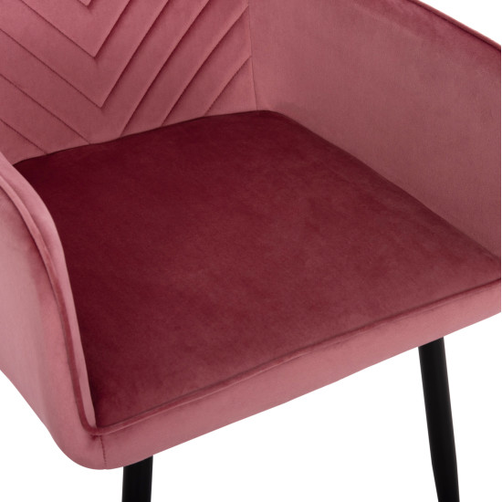 ΠΟΛΥΘΡΟΝΑ LATRELL HM8582.12 ΣΑΠΙΟ ΜΗΛΟ ΒΕΛΟΥΔΟ & ΜΑΥΡΑ ΜΕΤΑΛΛΙΚΑ ΠΟΔΙΑ 54x57x84Yεκ. - 2τεμ **