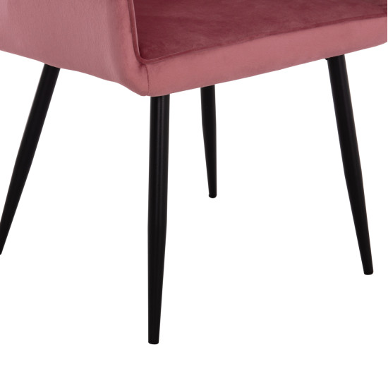 ΠΟΛΥΘΡΟΝΑ LATRELL HM8582.12 ΣΑΠΙΟ ΜΗΛΟ ΒΕΛΟΥΔΟ & ΜΑΥΡΑ ΜΕΤΑΛΛΙΚΑ ΠΟΔΙΑ 54x57x84Yεκ. - 2τεμ **