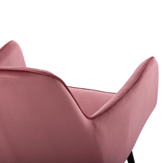 ΠΟΛΥΘΡΟΝΑ LATRELL HM8582.12 ΣΑΠΙΟ ΜΗΛΟ ΒΕΛΟΥΔΟ & ΜΑΥΡΑ ΜΕΤΑΛΛΙΚΑ ΠΟΔΙΑ 54x57x84Yεκ. - 2τεμ **