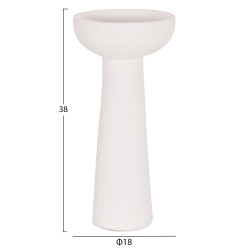 Σετ 3 επιτραπεζια διακοσμητικα βαζα lekkan ημ21142.01 τερακοτα σε λευκο & μαυρο ** Σετ 3 επιτραπεζια διακοσμητικα βαζα lekkan ημ21142.01 τερακοτα σε λευκο & μαυρο **