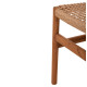 Καρεκλα τραπεζαριασ diniz hm6554 ξυλο teak φυσικο--συνθ.σχοινι 48x60x84υεκ. **