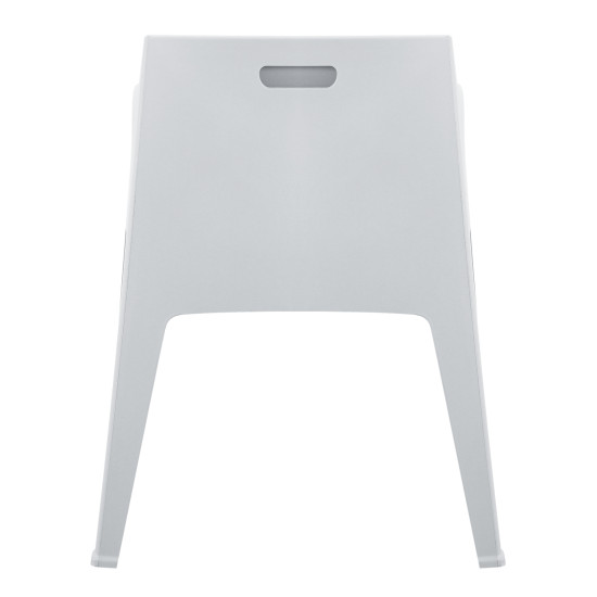 Πολυθρονα πολυπροπυλενιου sleek hm6370.01 λευκη 68x63x82,5υεκ. ** Πολυθρονα πολυπροπυλενιου sleek hm6370.01 λευκη 68x63x82,5υεκ. **