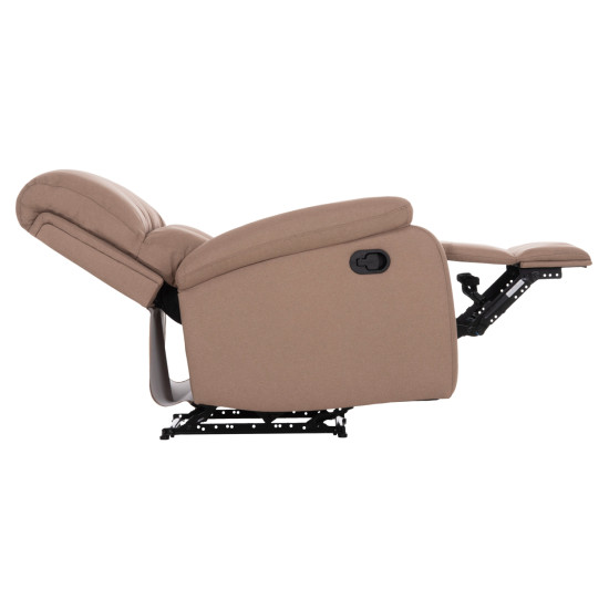 Πολυθρονα relax dioni hm3296.03 μπεζ υφασμα 85x90x100υεκ. **