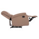 Πολυθρονα relax dioni hm3296.03 μπεζ υφασμα 85x90x100υεκ. **