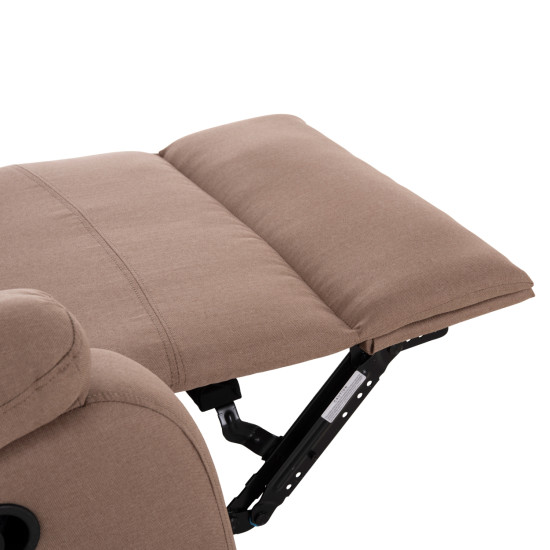 Πολυθρονα relax dioni hm3296.03 μπεζ υφασμα 85x90x100υεκ. **