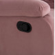Πολυθρονα relax dioni hm3296.02 ροζ βελουδο 85x90x100υεκ. **