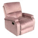 Πολυθρονα relax dioni hm3296.02 ροζ βελουδο 85x90x100υεκ. **