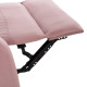 Πολυθρονα relax dioni hm3296.02 ροζ βελουδο 85x90x100υεκ. **