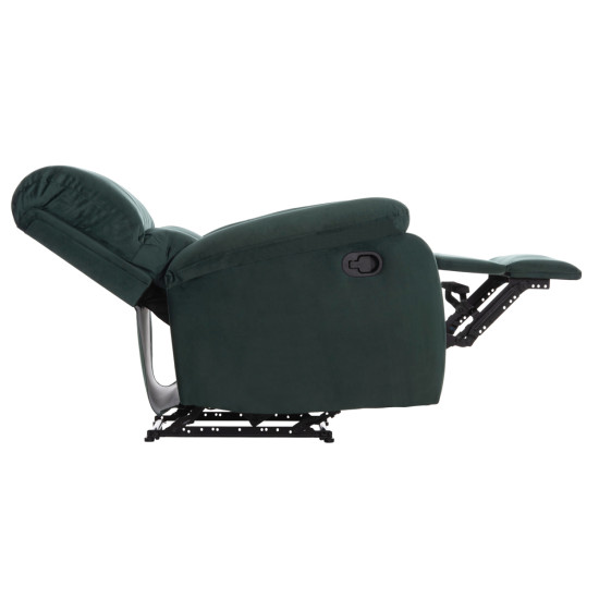 Πολυθρονα relax dioni hm3296.05 πρασινο βελουδο 85x90x100υεκ. **