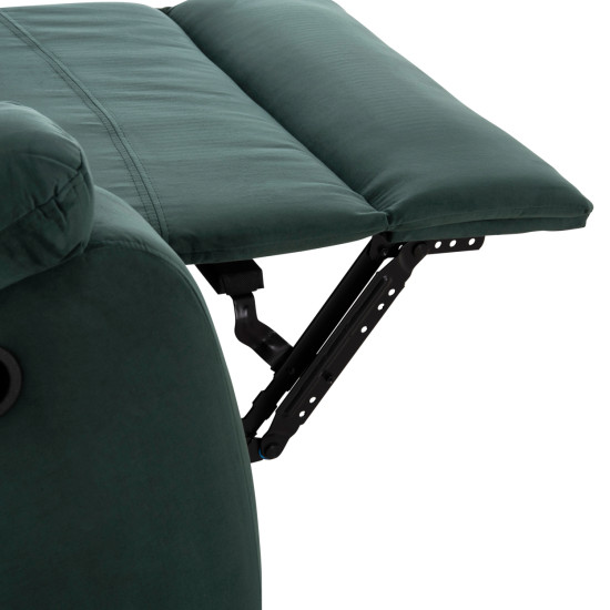 Πολυθρονα relax dioni hm3296.05 πρασινο βελουδο 85x90x100υεκ. **