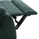 Πολυθρονα relax dioni hm3296.05 πρασινο βελουδο 85x90x100υεκ. **