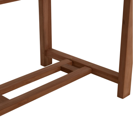 Tραπεζι τραπεζαριασ ανοιγομενο crander hm6376 ξυλο teak σε φυσικο 180-240x100x76υεκ **