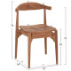 Καρεκλα τραπεζαριασ εξ.χωρου donny hm6378 ξυλο teak 52x54x74υεκ. ** Καρεκλα τραπεζαριασ εξ.χωρου donny hm6378 ξυλο teak 52x54x74υεκ. **