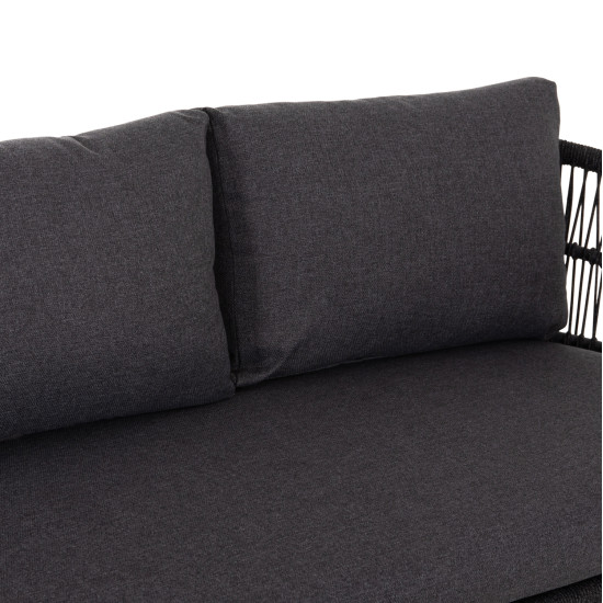 Σετ σαλονι εξ.χωρου 5τμχ memfis hm6470.01 αλουμινιο-σχοινι-κεραμικο top---γκρι **