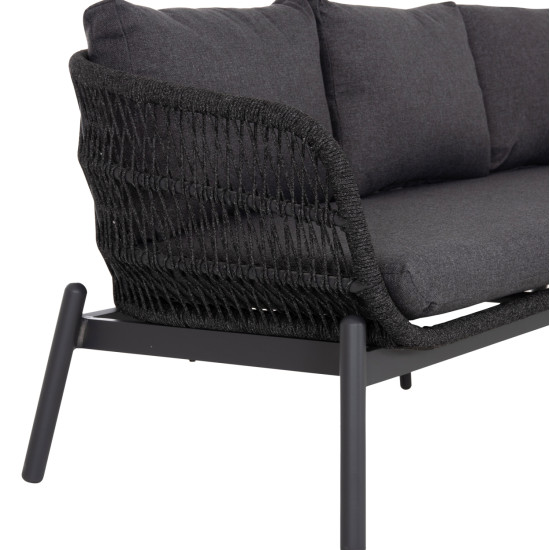 Σετ σαλονι εξ.χωρου 5τμχ memfis hm6470.01 αλουμινιο-σχοινι-κεραμικο top---γκρι **