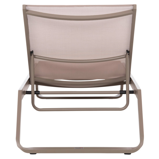 Ξαπλωστρα αλουμινιου marimar hm6562.03 σκελετοσ taupe & textilene μπεζ 220x67.5x31.5υεκ ** Ξαπλωστρα αλουμινιου marimar hm6562.03 σκελετοσ taupe & textilene μπεζ 220x67.5x31.5υεκ **