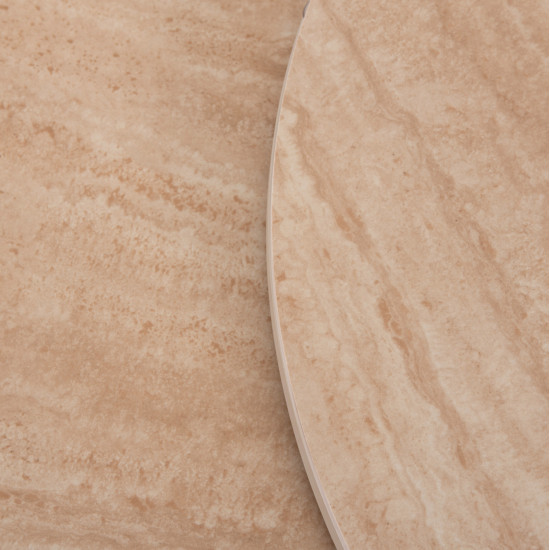 Σετ σαλονι εξ.χωρου 5τμχ memfis hm6470.02 αλουμινιο-σχοινι-κεραμικο top--apricot **