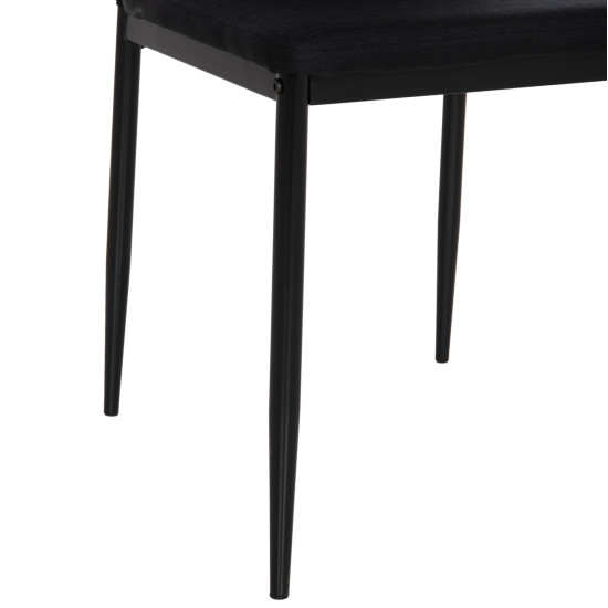 ΚΑΡΕΚΛΑ ΤΡΑΠΕΖΑΡΙΑΣ DIAZ HM18346.02 ΜΑΥΡΟ ΥΦΑΣΜΑ & ΜΕΤΑΛΛΙΚΑ ΠΟΔΙΑ 43x52x87Υεκ. - 4τεμ ** ΚΑΡΕΚΛΑ ΤΡΑΠΕΖΑΡΙΑΣ DIAZ HM18346.02 ΜΑΥΡΟ ΥΦΑΣΜΑ & ΜΕΤΑΛΛΙΚΑ ΠΟΔΙΑ 43x52x87Υεκ. - 4τεμ **