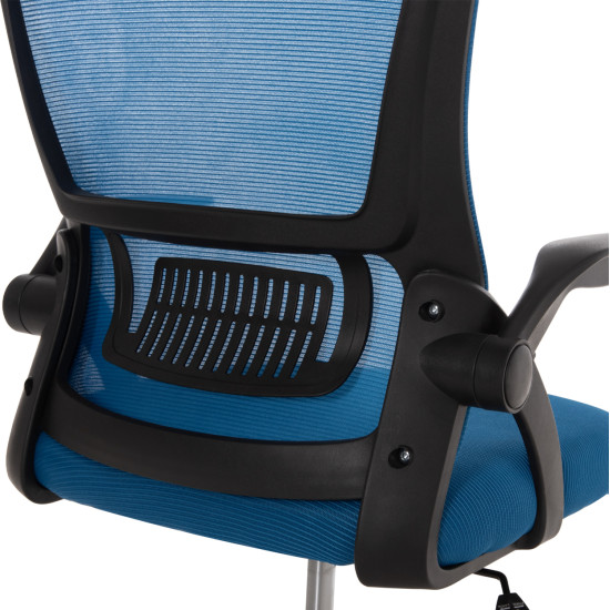 Καρεκλα γραφειου blazer hm1205.03 μπλε mesh-μαυροσ σκελετοσ 60x58x110-130υεκ. ** Καρεκλα γραφειου blazer hm1205.03 μπλε mesh-μαυροσ σκελετοσ 60x58x110-130υεκ. **