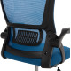 Καρεκλα γραφειου blazer hm1205.03 μπλε mesh-μαυροσ σκελετοσ 60x58x110-130υεκ. ** Καρεκλα γραφειου blazer hm1205.03 μπλε mesh-μαυροσ σκελετοσ 60x58x110-130υεκ. **