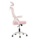 Καρεκλα γραφειου blazer hm1205.04 ροζ mesh-λευκοσ σκελετοσ 60x58x110-130υεκ. **