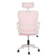 Καρεκλα γραφειου blazer hm1205.04 ροζ mesh-λευκοσ σκελετοσ 60x58x110-130υεκ. **