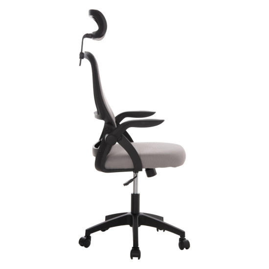 Καρεκλα γραφειου blazer hm1205.05 γκρι mesh-μαυροσ σκελετοσ 60x58x110-130υεκ. **