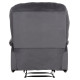 Πολυθρονα relax braylen hm3298.01 γκρι βελουδο 85x90x95υεκ. **