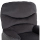 Πολυθρονα relax braylen hm3298.01 γκρι βελουδο 85x90x95υεκ. **