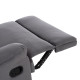 Πολυθρονα relax braylen hm3298.01 γκρι βελουδο 85x90x95υεκ. **