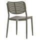 Καρεκλα τραπεζαριασ hilliard hm6645.07 αλουμινιο olive green 46x54x78υεκ **