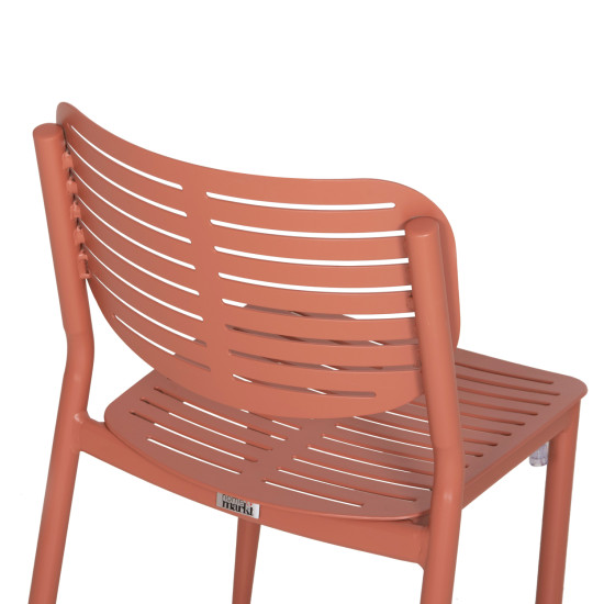 Καρεκλα τραπεζαριασ hilliard hm6645.08 αλουμινιο σε terracotta 46x54x78υεκ ** Καρεκλα τραπεζαριασ hilliard hm6645.08 αλουμινιο σε terracotta 46x54x78υεκ **