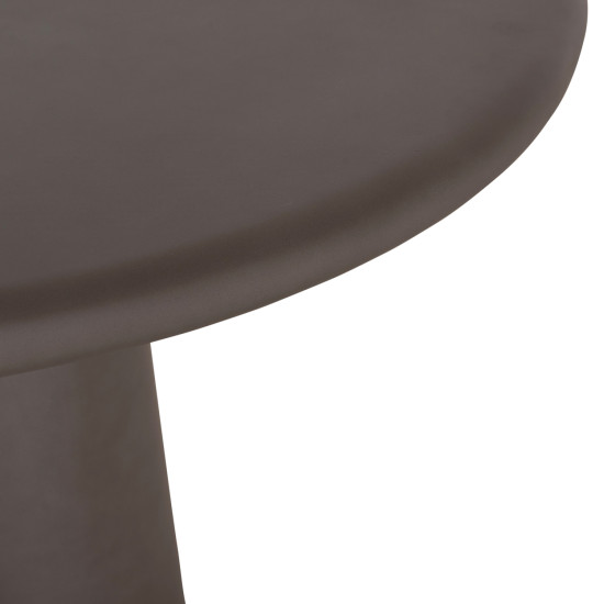 Τραπεζι τραπεζαριασ στρογγυλο nayu hm6583.01 γκρι fiber cement φ120x73υεκ **