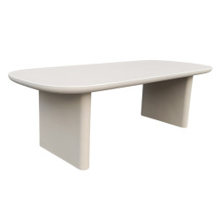Τραπεζι τραπεζαριασ azami hm6600.02 μπεζ fiber cement 240x100x75υεκ. **