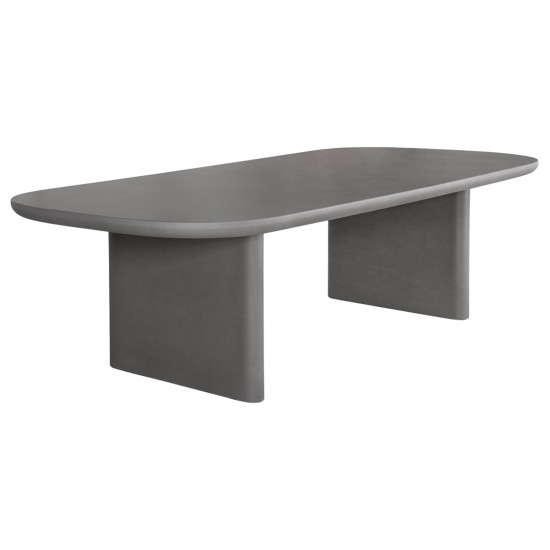 Τραπεζι τραπεζαριασ azami hm6600.01 γκρι fiber cement 240x100x75υεκ. **