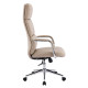 Καρεκλα γραφειου meite hm18353.02 μπεζ pu δερμα--βαση χρωμιου 66x71x127υεκ ** Καρεκλα γραφειου meite hm18353.02 μπεζ pu δερμα--βαση χρωμιου 66x71x127υεκ **