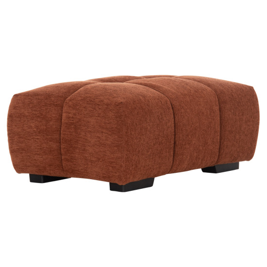 Ταμπουρε υποποδιο coven hm3342.02 κεραμιδι υφασμα 100x65x37υεκ. **