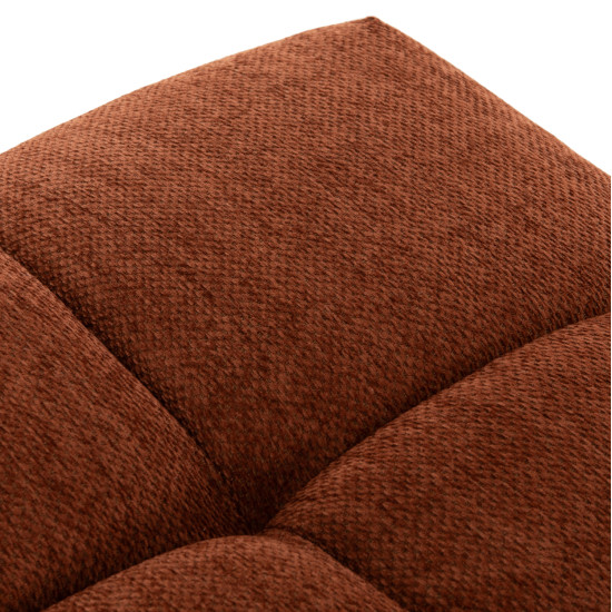 Ταμπουρε υποποδιο coven hm3342.02 κεραμιδι υφασμα 100x65x37υεκ. **