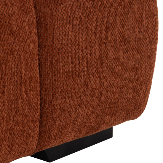 Ταμπουρε υποποδιο coven hm3342.02 κεραμιδι υφασμα 100x65x37υεκ. **