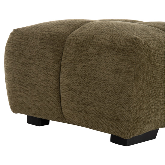 Ταμπουρε υποποδιο coven hm3342.04 πρασινο υφασμα 100x65x37υεκ. ** Ταμπουρε υποποδιο coven hm3342.04 πρασινο υφασμα 100x65x37υεκ. **