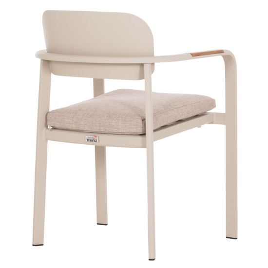 Πολυθρονα τραπεζαριασ elara hm6414.05 μπεζ αλουμινιο-olefin--ξυλο teak 56x62x78υεκ. ** Πολυθρονα τραπεζαριασ elara hm6414.05 μπεζ αλουμινιο-olefin--ξυλο teak 56x62x78υεκ. **