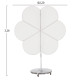 Ομπρελα με βαση σειρα cannopy (flower) hm21286.02 αλουμινιο-γρανιτησ-λευκο 2,38x2,2μ **