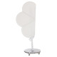 Ομπρελα με βαση σειρα cannopy (flower) hm21286.02 αλουμινιο-γρανιτησ-λευκο 2,38x2,2μ **