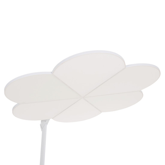 Ομπρελα με βαση σειρα cannopy (flower) hm21286.02 αλουμινιο-γρανιτησ-λευκο 2,38x2,2μ **