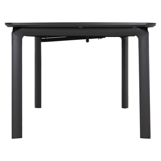 Τραπεζι επεκτεινομενο sympo hm6415.01 γκρι αλουμινιο 220-300x100x75υεκ **