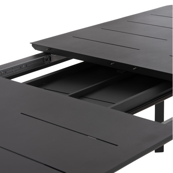 Τραπεζι επεκτεινομενο sympo hm6415.01 γκρι αλουμινιο 220-300x100x75υεκ **