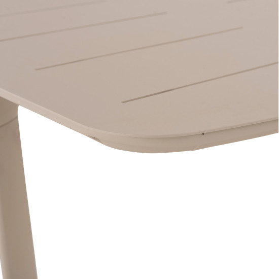 Τραπεζι επεκτεινομενο sympo hm6415.05 μπεζ αλουμινιο 220-300x100x75υεκ **